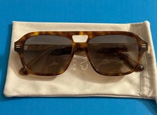 WMP EMBER Polarized Tortoise / Grey Brown Gradient Lens Sunglasses