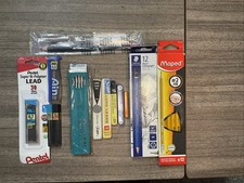 Lot Of Staedtler, Scripto  More Drafting, Drawing Leads, Pencils, Erasers