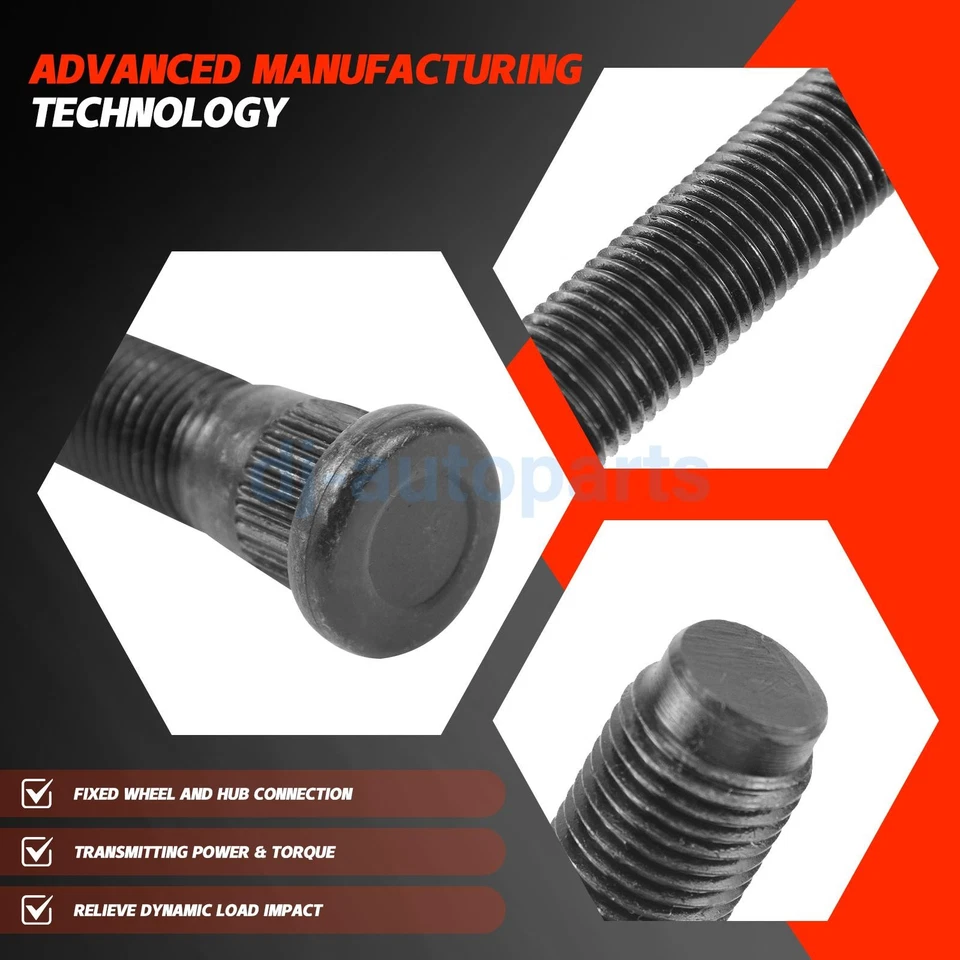 Rear Wheel Hub Lug Stud Compatible with Dodge Ram 4500 5500 6.4L 6.7L 2013-2022 Foto 3 de 4