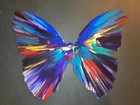 Damien Hirst, Spin Art Painting, Butterfly with  Signature