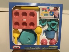 NEW Little Tikes Kitchen Ware Play Set 11 Pcs Sealed In Box Vintage Set 4238