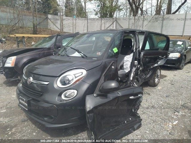 Radiator Fan Motor Fan Assembly 4 Door L Model Fits 14-17 FIAT 500 1968613 - Image 2 of 4