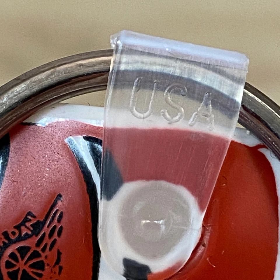 Tênis Air Jordan 1 Vintage Chaveiro Borracha Anos 80 Promo Nike Colecionável EUA - Imagem 4 de 4