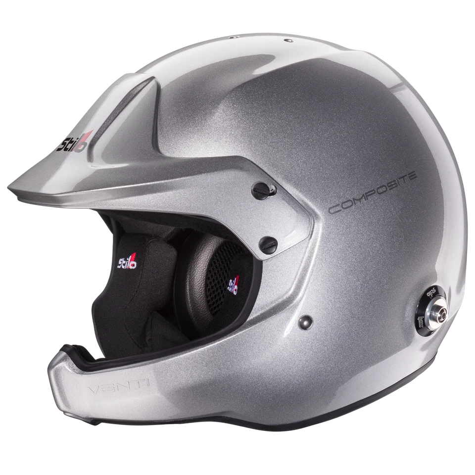 Casco compuesto Stilo AA0220BG2T61 Venti WRC SA2020/FIA8859-2015 plateado XL 61CM Foto 4 de 4