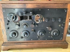 Handcrafted 3 Tube Radio Receiver Deforest Coils ACME Audio Federal LOOK!