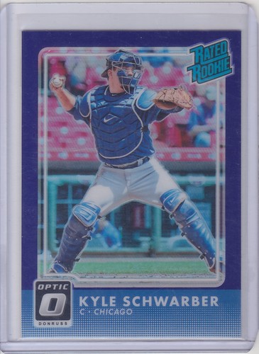 Kyle Schwarber 2016 Panini Donruss Optic #31 Purple Rated Rookie - Chicago Cubs