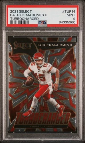 2021 PANINI SELECT TURBOCHARGED #TUR14 PATRICK MAHOMES II PSA 9