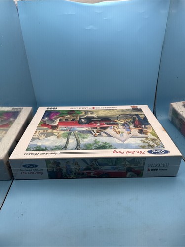 Eurographics "Ford The Red Pony" 1968 Mustang 1000 Pc Puzzle NEW Sealed - Picture 5 of 6