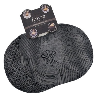 Luvia Silikon Make-up Pinsel Reinigungsmatte mit Saugnapf - Effektive Pinsel-Rei