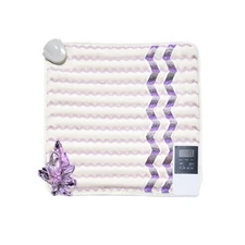 Uimoso Far Infrared Heating Pad Amethyst Gemstones Heat Mat with Negative Ions