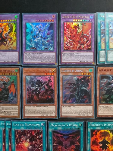 Lotto yugioh Caduto di Albaz Tri Brigata Marchiato in Rosso Lubellion Albion - Foto 4 di 24
