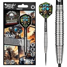 Shot Badlands Krush Steel Tip Dart Set-90% Tungsten Barrels-26gm