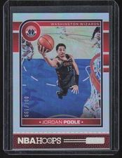 2024-25 HOOPS SILVER JORDAN POOLE 004/199 WASHINGTON WIZARDS #190 NUMBERED SP