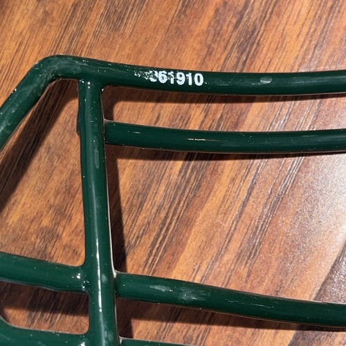 RIDDELL SPEED SERIES WALDGRÜN FUSSBALL GESICHTSMASKE 961910 ERFÜLLT NOCSAE STANDARD - Bild 5 von 6