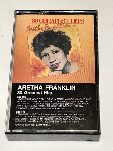 Aretha Franklin 30 Greatest Hits Soul Album Cassette 1F03 - Picture 3 of 4