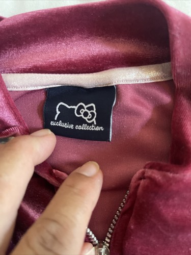 Hellokitty burgundy sweater  girls size 14  - Picture 4 of 6