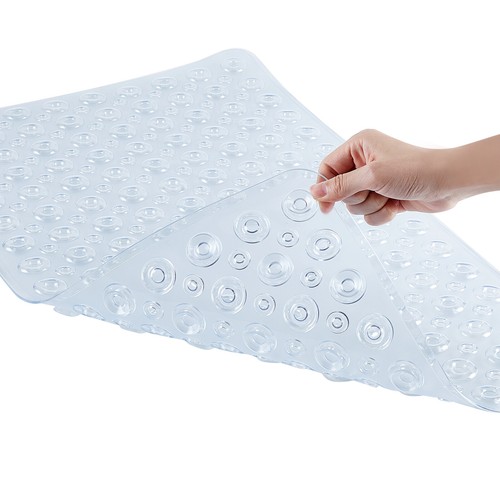Bath Mat Machine Washable Non Slip Bathtub Strong Suction Anti-Mold Shower Mat - Picture 3 of 12