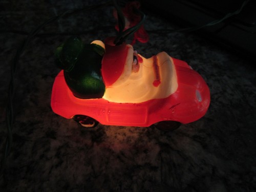 Lot Of Santa Cruise 10 Light Set - Indoor/Outdoor Use - TESTED AND WORKS - Picture 10 of 18