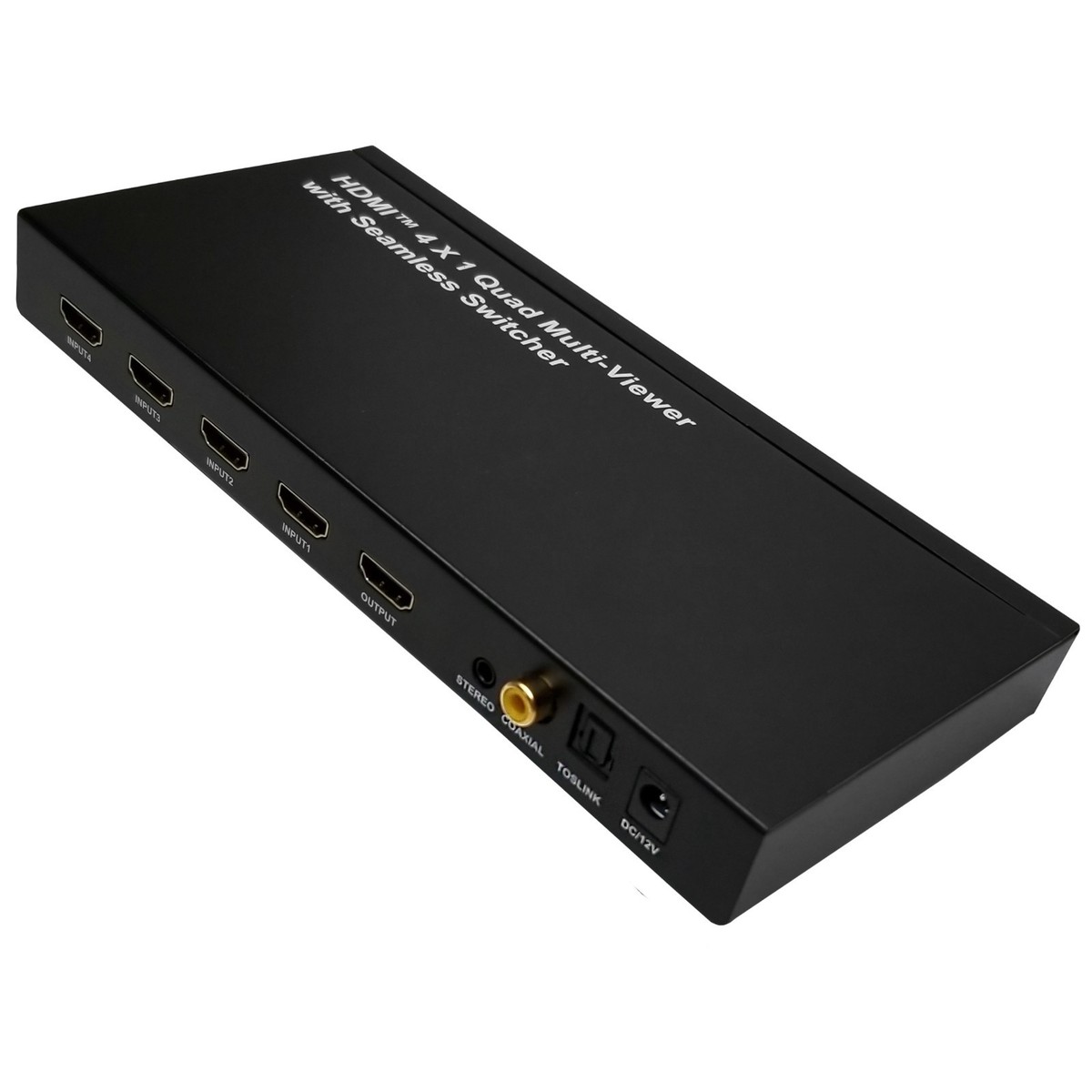 4x1 HDMI 4 Channel Quad Multi-Viewer Seamless Switch Switcher PIP