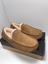 New Ugg Men  s Ascot Slippers Chestnut Size 8