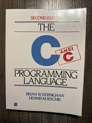 C Programming Language by Brian Kernighan and Dennis Ritchie (1988, Trade...