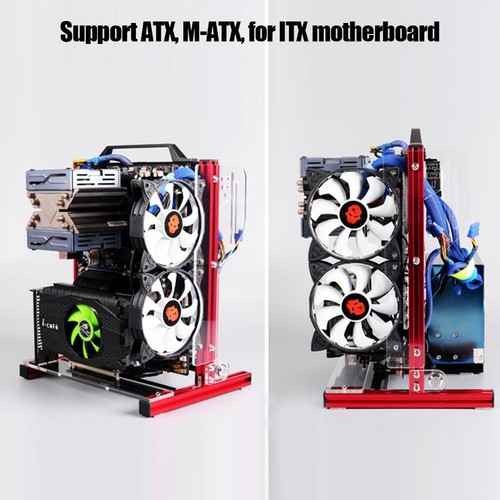 ATX/MATXITX Open Chassis Vertical Overclocking Test Platform Chassis Rack+Handle - Afbeelding 5 van 11