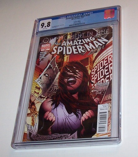 Amazing Spiderman #639 - Marvel 2010 Modern Age Quesada variant - CGC NM/MT 9.8