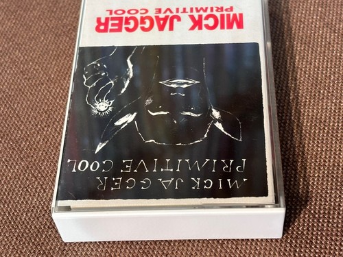 MICK JAGGER Primitive Cool JAPAN CASSETTE 28KP1540 w/ PS (flap intact) + INSERT - Picture 8 of 9