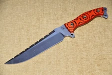 Busse Custom Shop Urgent Fury With Serrated Spine