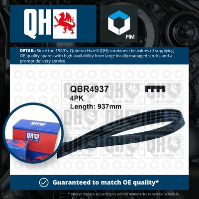 4 Rib Multi V Drive Belt fits TOYOTA CYNOS EL44, EL54 1.5 88 to 99 5E-FE QH New