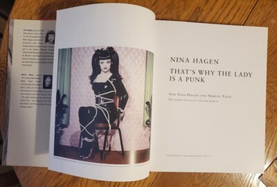 NINA HAGEN That's Why The Lady Is a Punk w/ Feige 2002 GERMAN 1st
