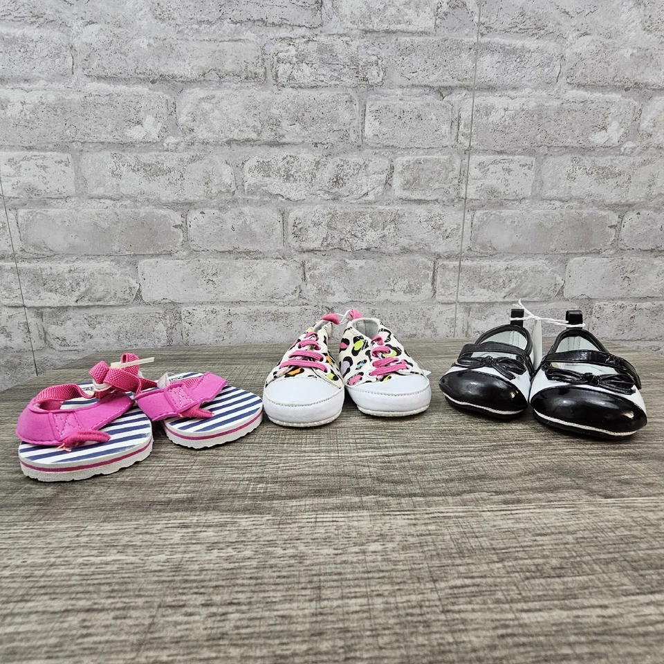 Lote de 3 zapatos infantil niña talla 2 3-6 meses Foto 2 de 4