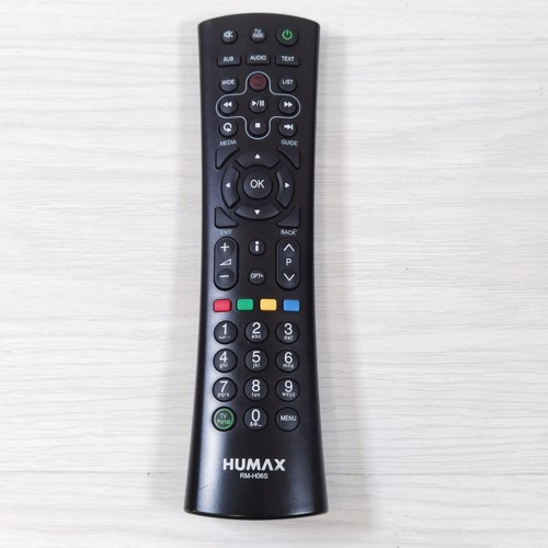 HUMAX RM-H06S PVR GENUINE REMOTE HDR-1800T CLEANED TESTED & WORKING - Picture 1 of 5