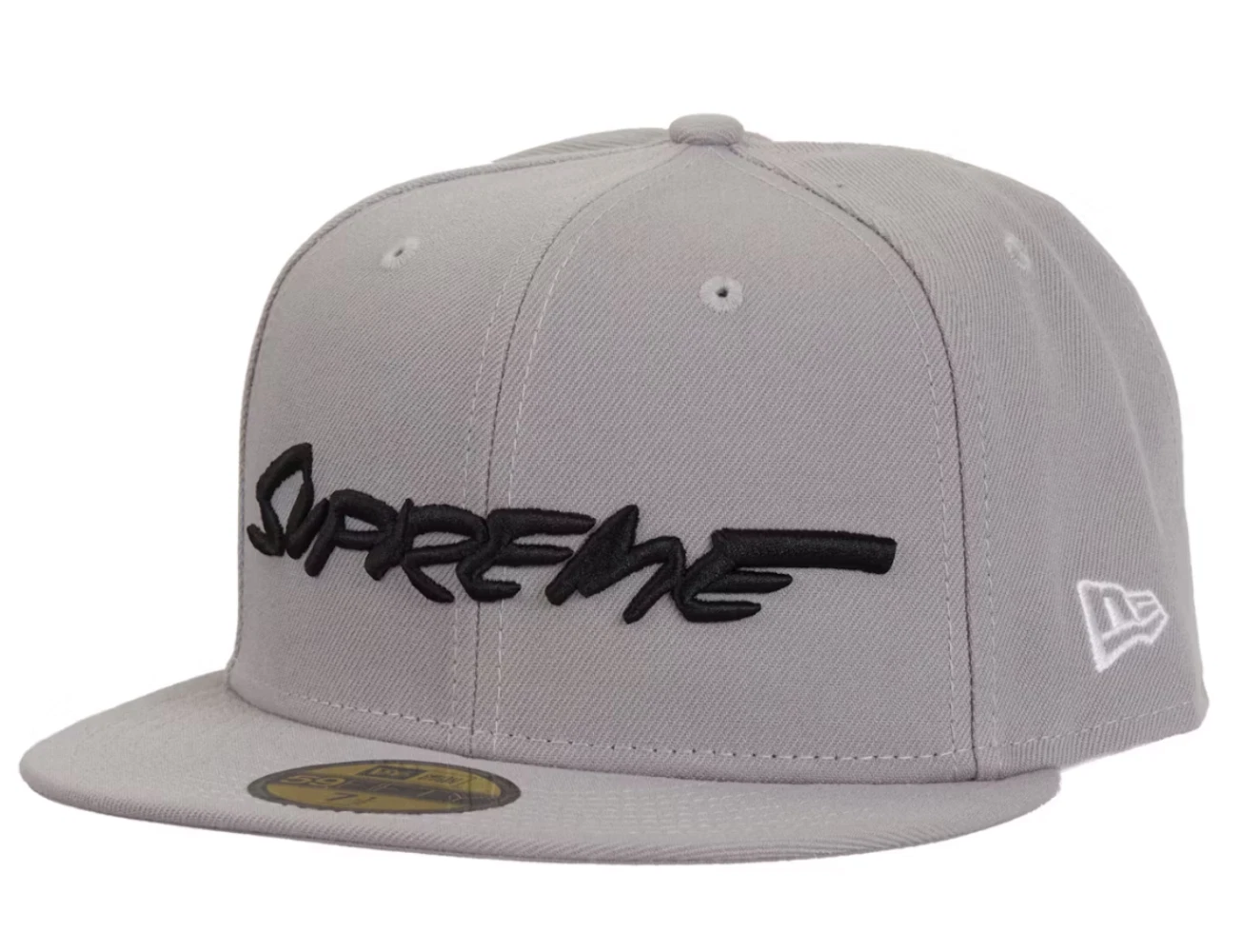 Chapeau ajusté gris Supreme Futura New Era 59Fifty