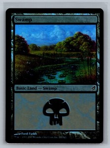 Swamp #290 (Foil) Lorwyn MTG Basic Land
