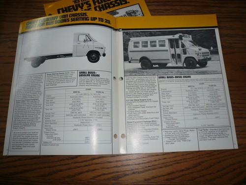 1983 Chevrolet Trucks Sales Brochures - Full Line of Bus Chassis - Buy 1 Get 2 - Picture 3 of 7