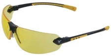 Encon Veratti 429 Safety Glasses with Gray Temple Accent and Amber Anti-Fog Lens