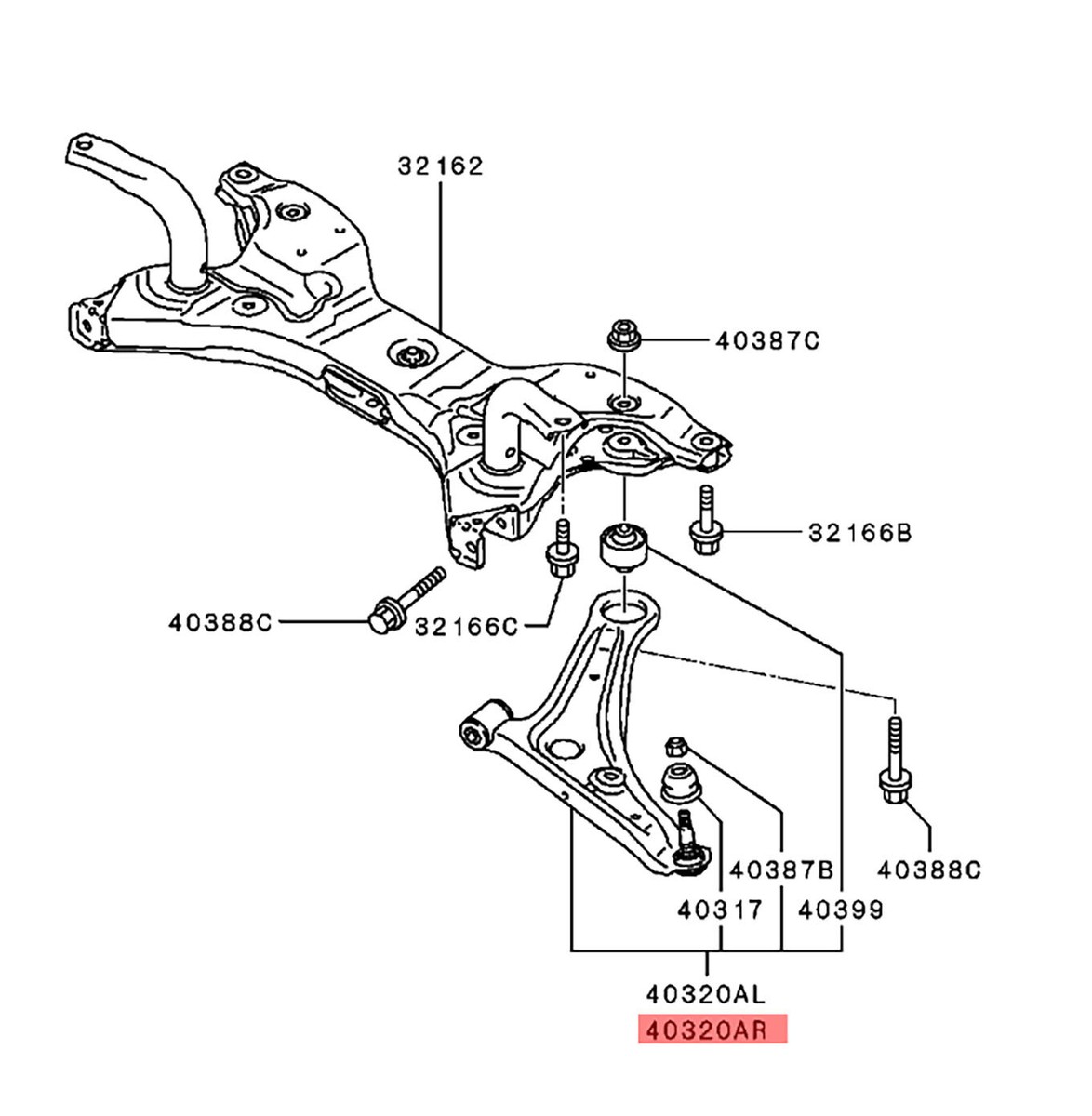 りくる Genuine OEM Toyota 43211-06260 Passenger Front Suspension