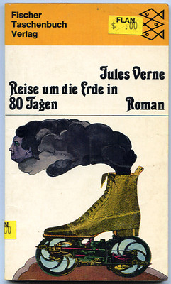 REISE UM DIE ERDE IN 80 TAGEN Jules Verne 1980 Fischer Taschenbuch Verlag