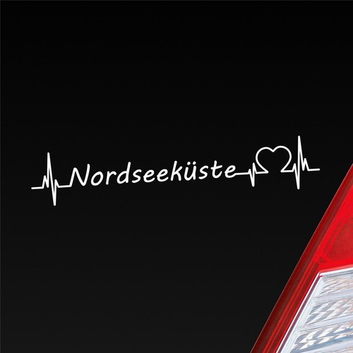 Auto Aufkleber Nordseeküste 19x5 cm Sticker Heckscheibenaufkleber - Picture 24 of 24