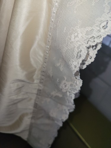 Kayser slip vintage bianco sporco beige pizzo taglia 36 alto - Foto 7 di 8