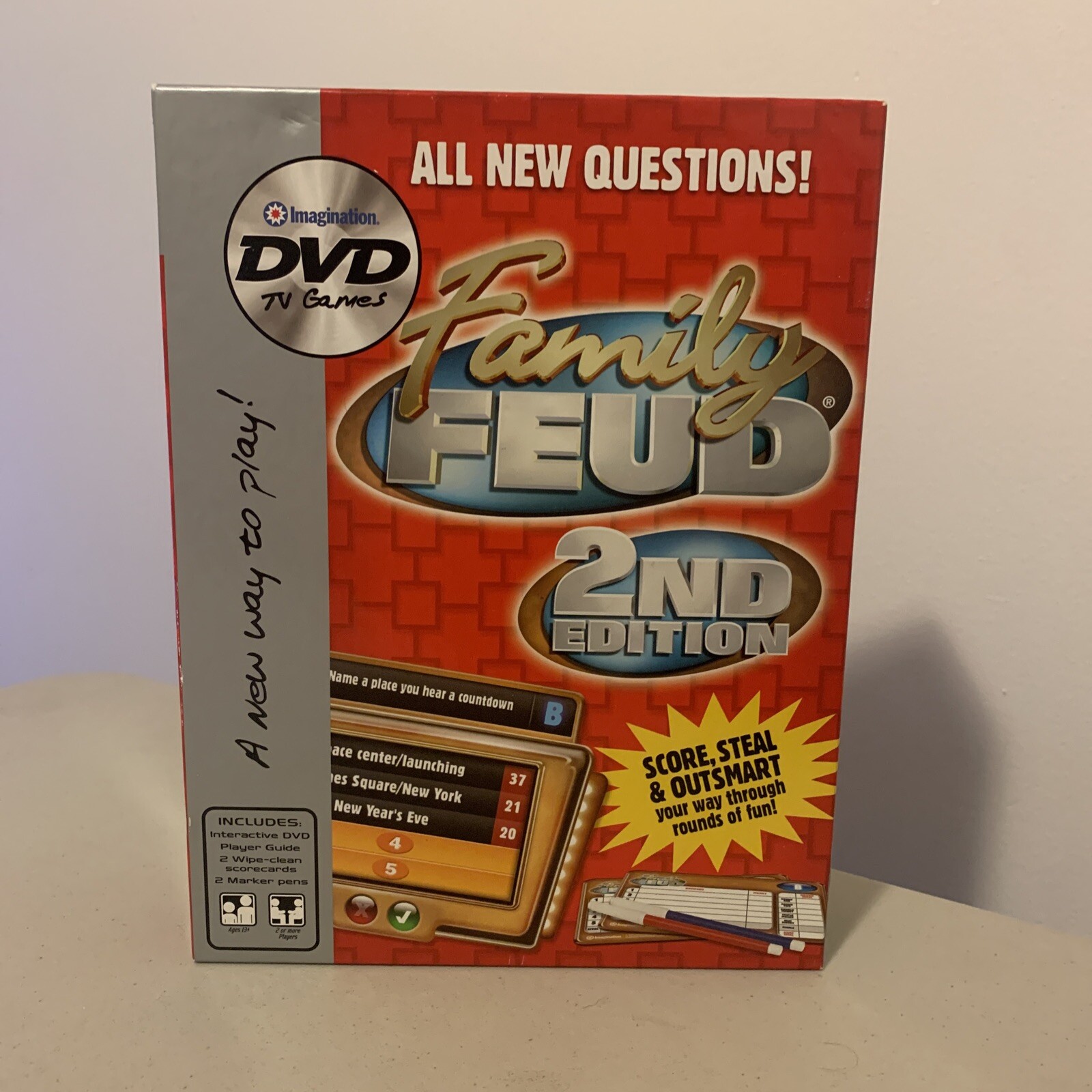 Family Feud Game Show 2nd Edition Interactive DVD Board Game