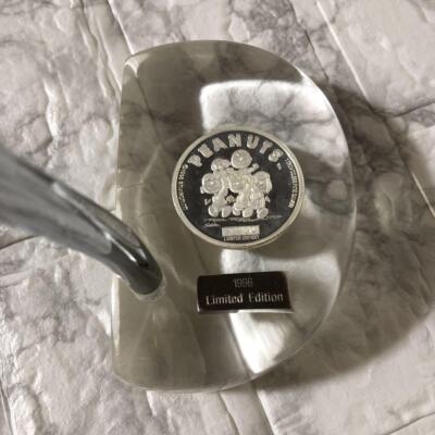 激レア 世界限定300本 スヌーピー 1996年 限定パター 純銀コイン入り Vintage Peanut Limited To 300 Pieces Worldwide Snoopy 1996