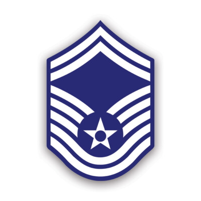 E-8 Senior Master Sergeant SMSgt OR-8 Sticker DecalWeatherproof