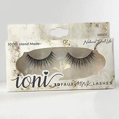 IONI 3D Mink Lashes Natural Doll Lite- BONUS! Ioni Everlasting Lash Glue