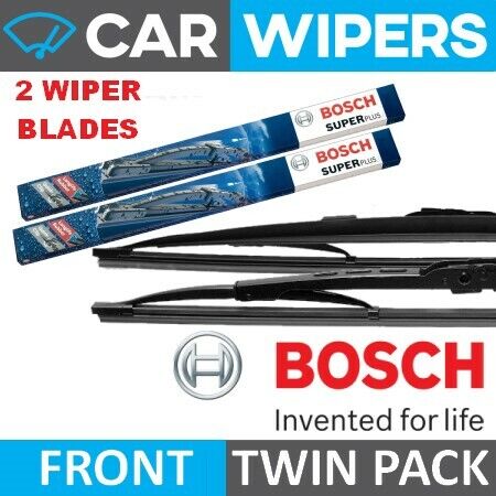 Rover 45 2000 - 2004 BOSCH Super Plus Windscreen Wiper Blades - Picture 1 of 1