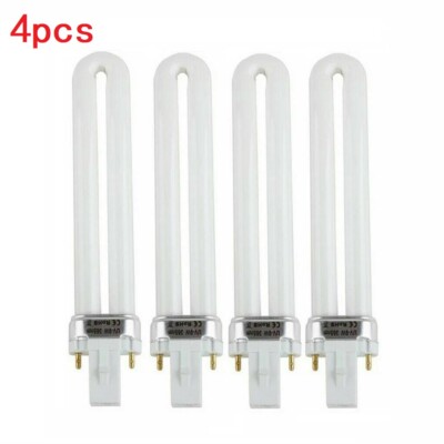 Lot De 4 Ampoules UV 9W Pour Lampe à Ongles 36W - Remplacement Type Tube, Marque Sodial, Neuves D'origine