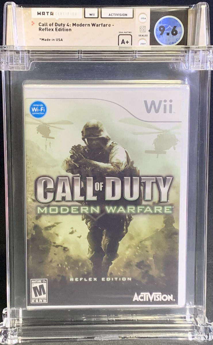 Call of Duty Modern Warfare Reflex Nintendo Wii WATA A+