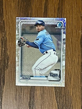 2020 Bowman Chrome - Prospects  Mojo Refractor #BCP-163 Wander Franco (RC)