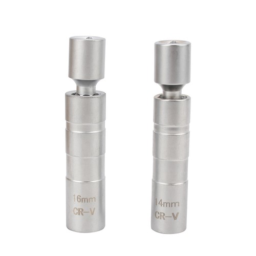 14MM 16MM Thin Wall Magnetic Swivel Spark Plug Socket 12-Point Removal Tools - Picture 7 of 14